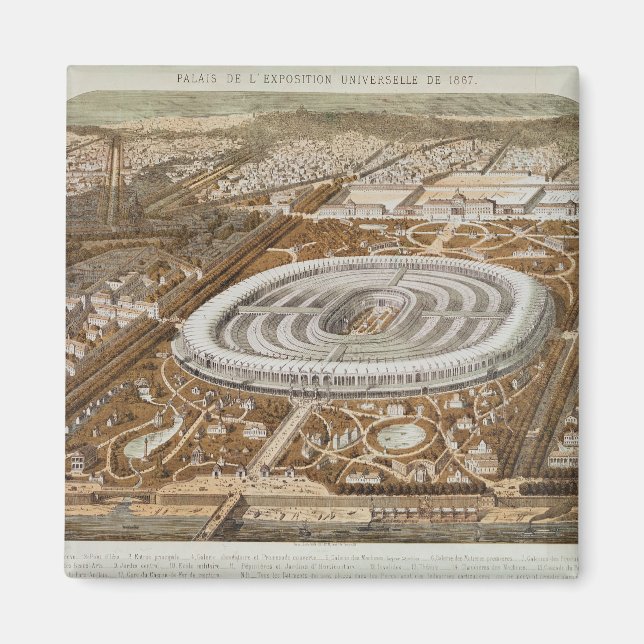 Aimant Palais de l'exposition universelle (Devant)