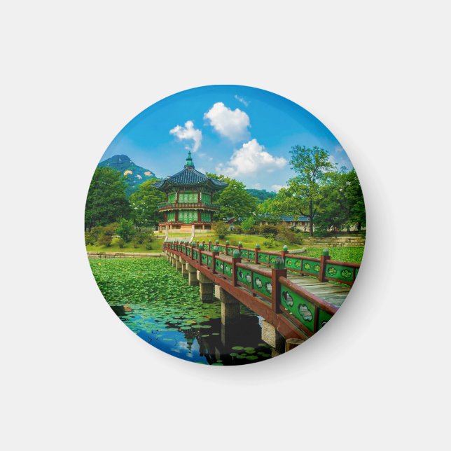 Aimant Palais Gyeongbokgung, Corée du Sud (Devant)