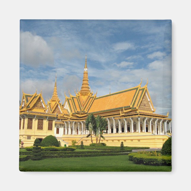 Aimant Palais Royal, Phnom Penh, Cambodge (Devant)