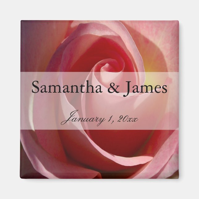 Aimant Pâle Lune Rose (Devant)