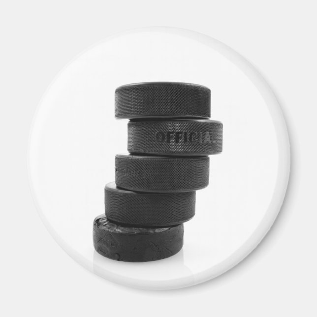 Aimant Palets de hockey sur glace... magnétique (Devant)