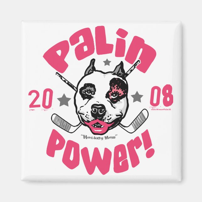 Aimant Palin Power 2008 (Devant)