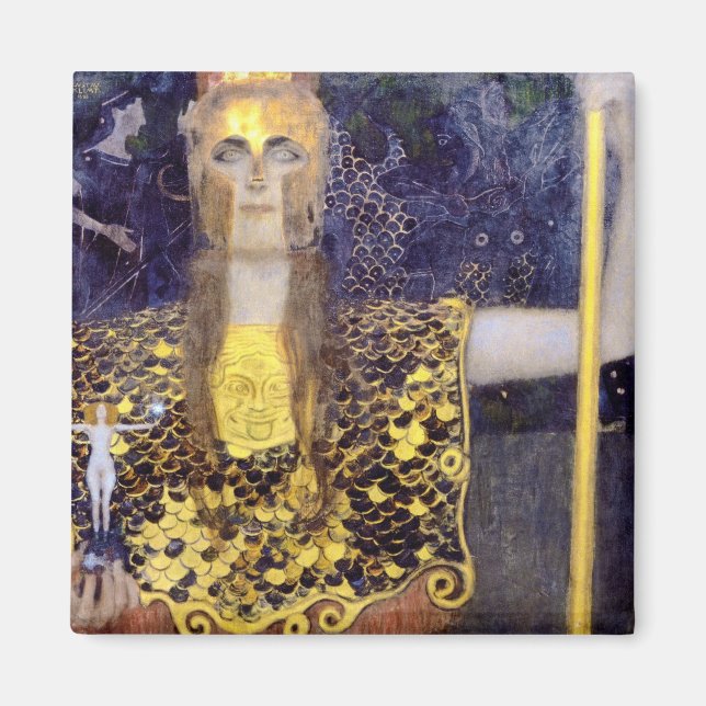 Aimant Pallas Athena, Gustav Klimt (Devant)