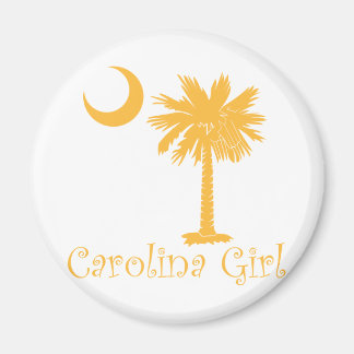 Aimant Palmetto fille Carolina Jaune
