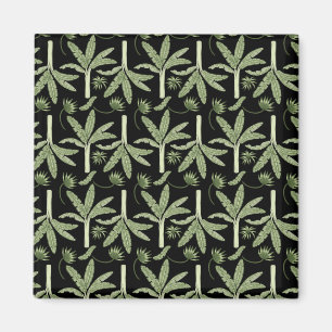 Aimant palmiers tropicaux sans couture motif