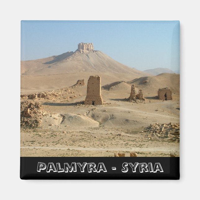 Aimant Palmyre, Les trésors de Syrie perdus (Aimant frigo (Devant)