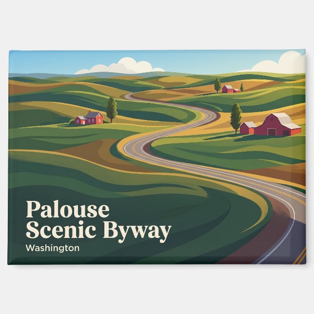 Aimant Palouse Scenic Byway USA (Recto)