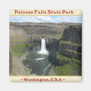 AIMANT PALOUSE TOMBE DES CASCADES DE PARC D'ÉTAT DE