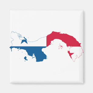 AIMANT PANAMA - CARTE/LOGO/DRAPEAU/COULEURS/CRÊTE