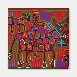 Aimant Panama Mola - Save a Horse Ride a Cowboy