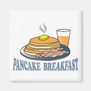Aimant Pancake Bacon Juice collecte de fonds