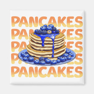 Aimant Pancakes recouverts de bleuets