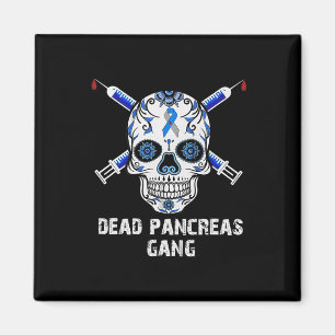 Aimant Pancréas Morts Gang Crâne Diabète Sensibilisation