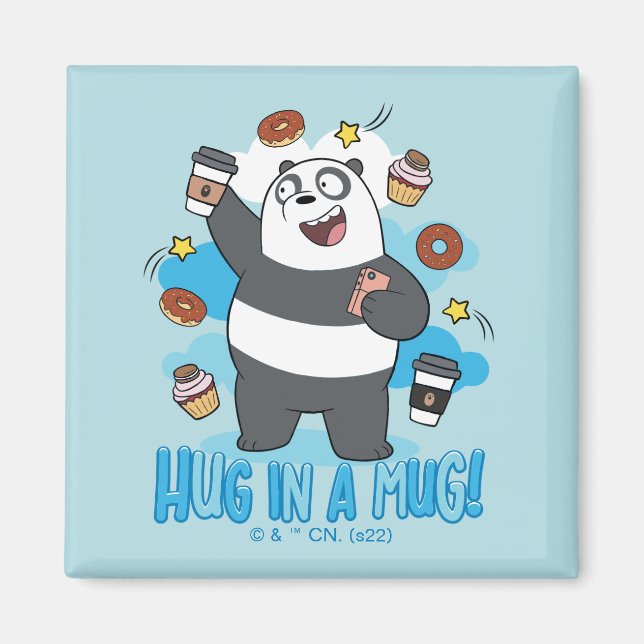 Aimant Panda Bear - Hug in a Mug! (Devant)