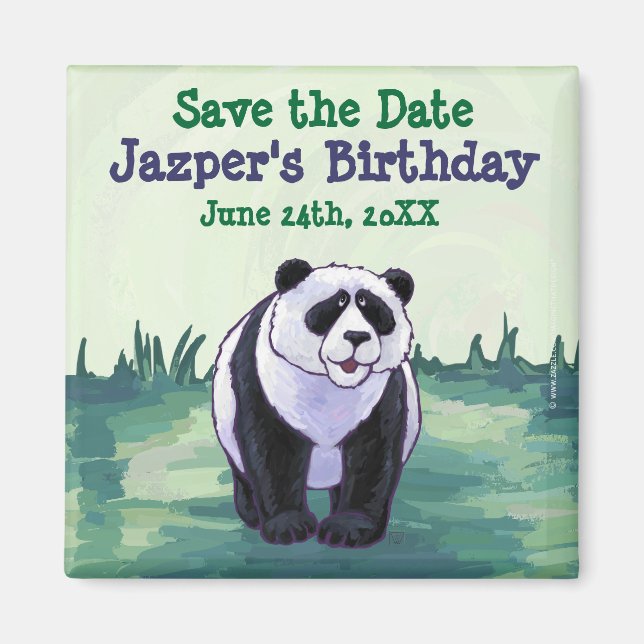 Aimant Panda Bear Party Centre (Devant)