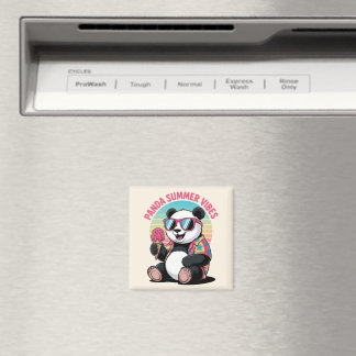 Aimant Panda Cool Été Glace Enfant