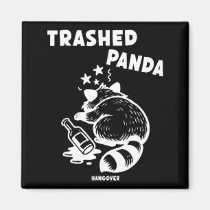 Aimant Panda détruit Mal de tête Réseaux sociaux Fou ivre