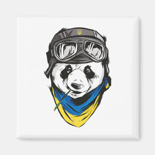 Aimant Panda Drapeau Ukrainien Ukraine Chemise Ukrainien 