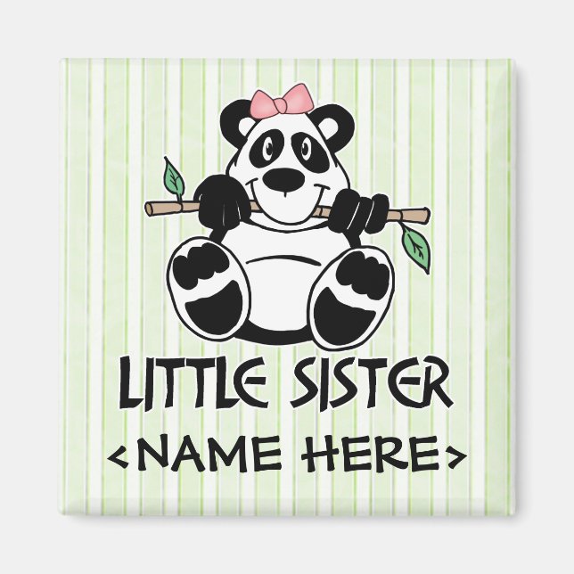 Aimant Panda Girl Little Sister (Devant)