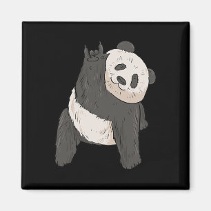 Aimant Panda Ily Langue des Signes Gestuelle Perte Auditi