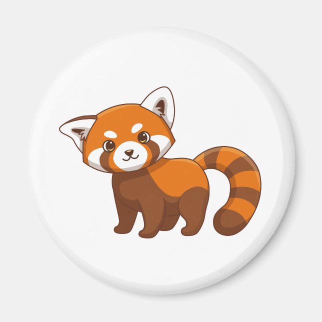 Aimant Panda roux Che (Devant)