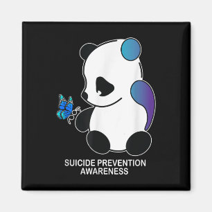 Aimant Panda Semicolon Butterfly Suicide Prevention Aware
