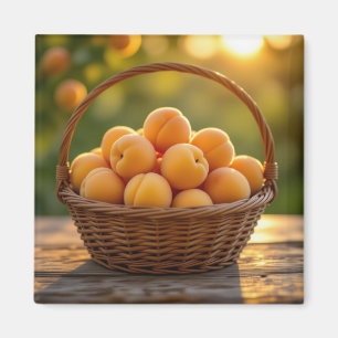 Aimant Panier d'abricots