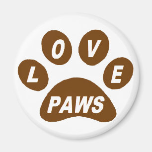 Aimant Paniers d'amour sur pattes Brown