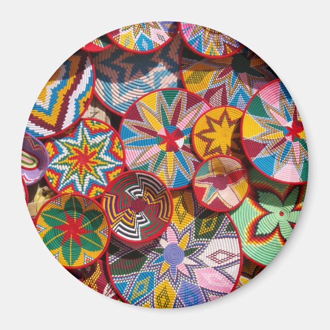 Aimant Paniers éthiopiens traditionnels (Devant)