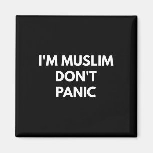 Aimant Panique sur le point musulman - Jamais Trump ne fa