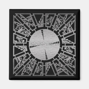 Aimant Panneau à lamme 1 (argent)