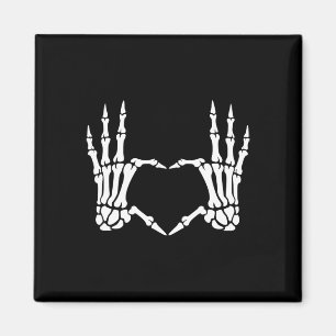 Aimant Panneau Coeur Mains Retro Costume Halloween Femmes