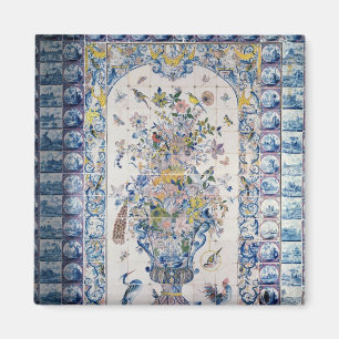 Aimant Panneau de dalle de Delft de la salle de bain