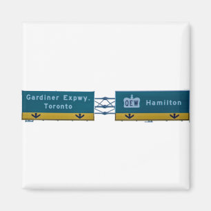 Aimant Panneau de l'interstate de la rue Canda de Toronto