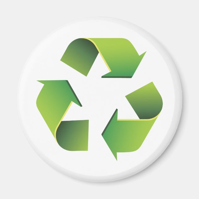 Aimant Panneau de recyclage (Devant)