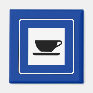 Aimant Panneau de signalisation café