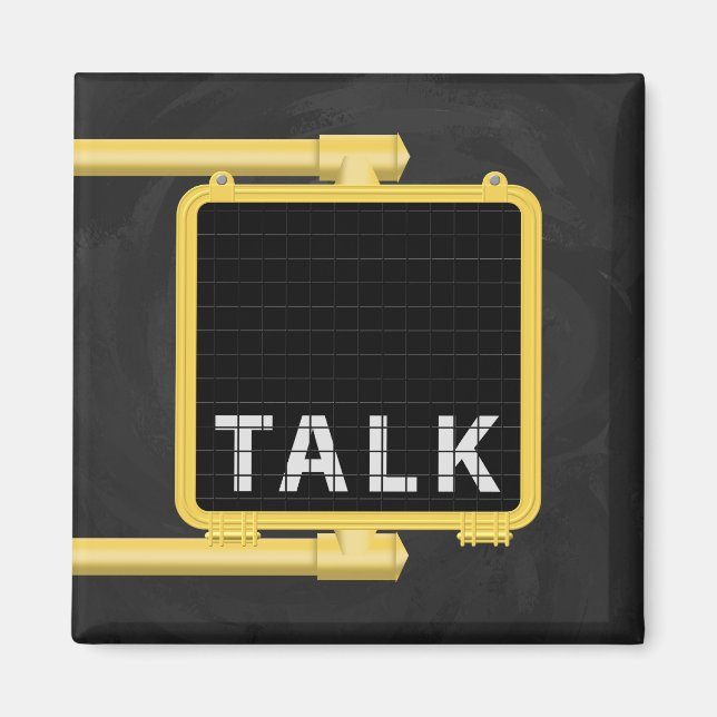 Aimant Panneau de signalisation New York Crosswalk (Devant)