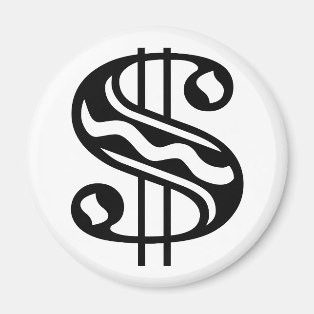 Aimant Panneau dollar (Devant)