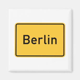 Aimant Panneau routier de Berlin, Allemagne