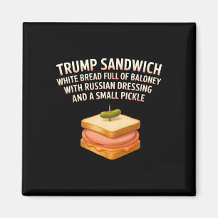 Aimant Panneau sandwich anti-Trump Drôle Donald