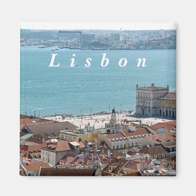 Aimant Panorama à Lisbonne. (Devant)