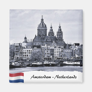 Aimant Panorama d'Amsterdam, Pays-Bas