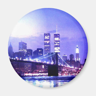 Aimant Panorama nocturne de New York