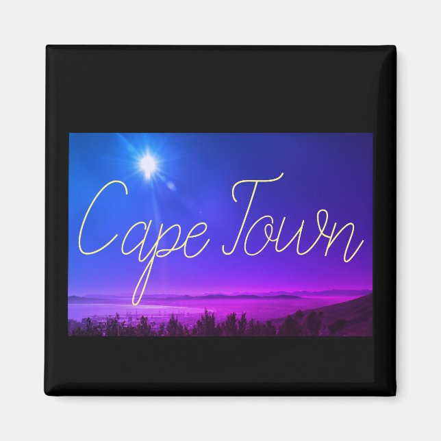 Aimant Panorama Océanique du Cap de Bonne-Espéranc (Devant)