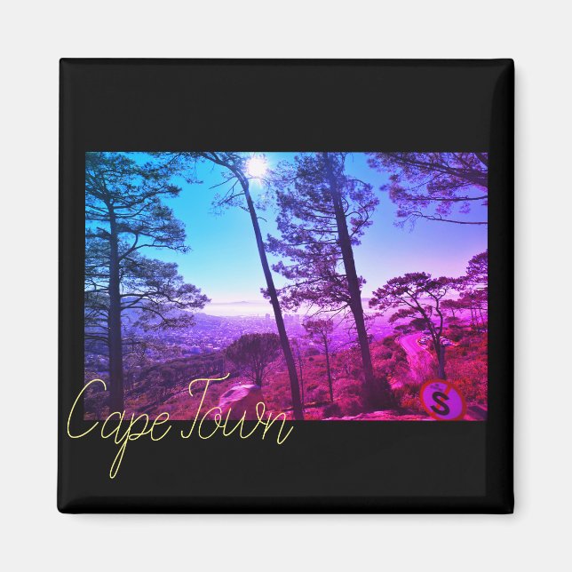 Aimant Panorama Océanique du Cap Le Cap Afrique du (Devant)