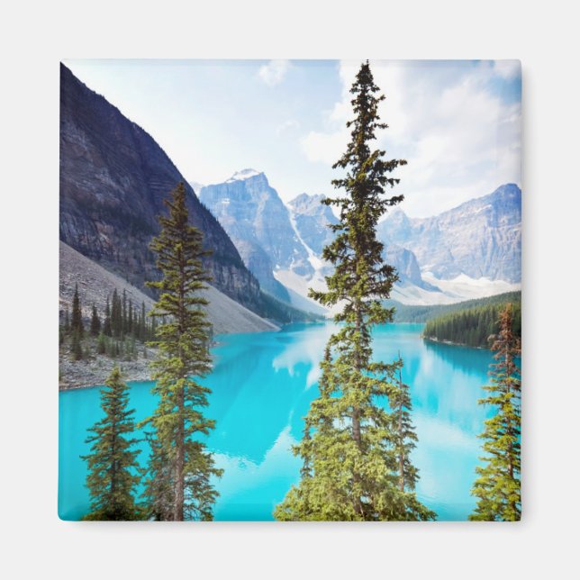 Aimant Panorama sur le lac de Moraine | Vallée des Dix Pi (Devant)