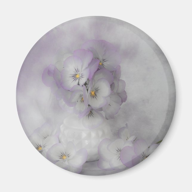 Aimant Pansies souples (Devant)