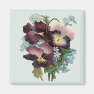 Aimant Pansy Bouquet