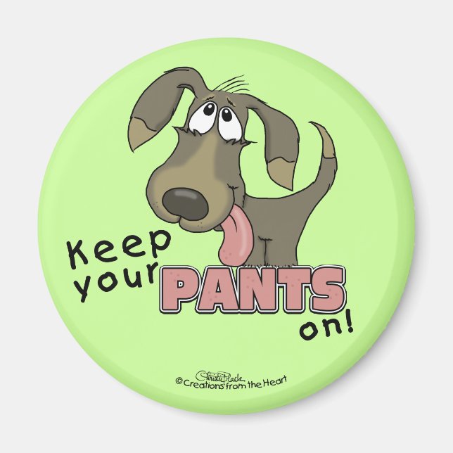 Aimant Pantalon de garde-chien (Devant)