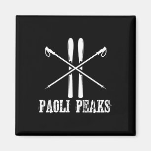 Aimant Paoli Peaks Indiana Ski Ski Ski Rustique Alpin